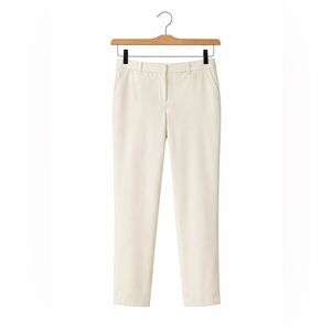 J. Crew City Fit Women's Size 2 Ankle Length, Flat-Front Khaki Pants.